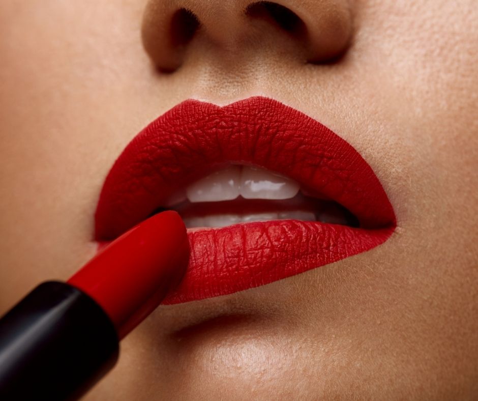 Lips Red Lipstick