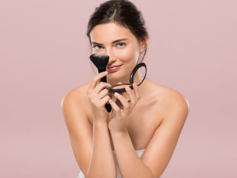 Natural makeup look